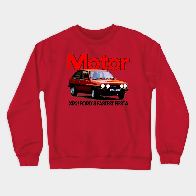 FORD FIESTA XR2 - magazine Crewneck Sweatshirt by Throwback Motors